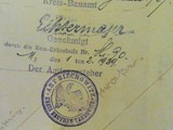 Pieczęć władz amtowych Miechowice z 1929 roku