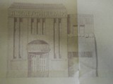  Projekt przebudowanej fasady kina należącego do R. Brolla, szkice poprzeczne budynku i jego usytuowanie 